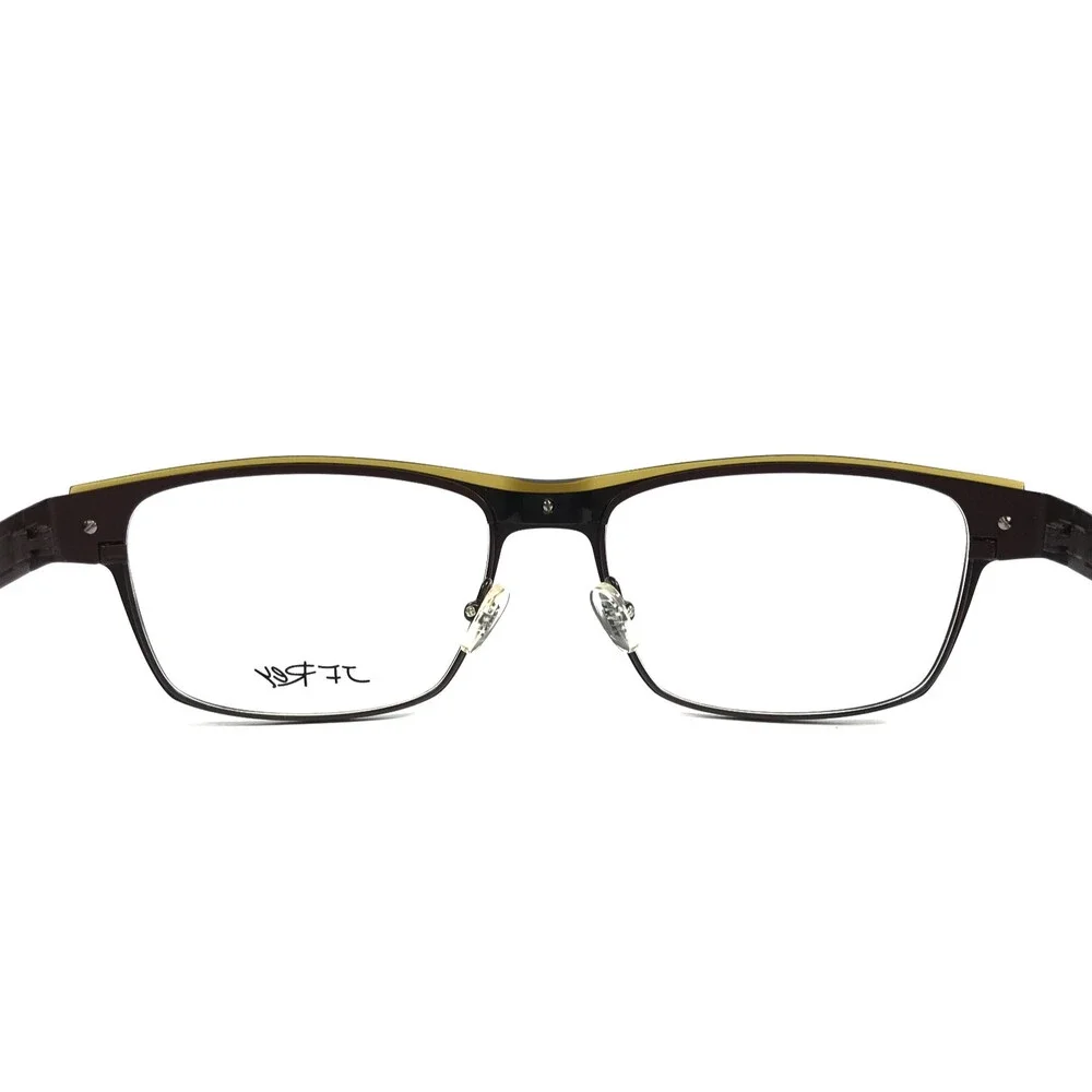 J.F. Rey Eyeglasses Frames JF2573 9545 Brown Khaki Olive Green 56-18-144